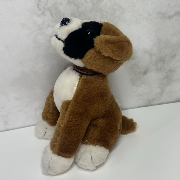 Nintendogs Boxer Bulldog Nintendo Small Soft Plush Toy Moveable Head - Picture 2 of 7